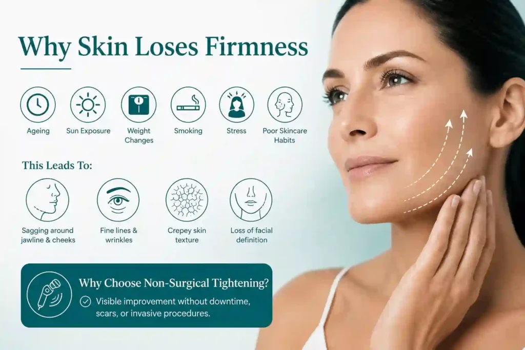 What Makes Skin Lose Firmness and Why Do People Seek Non-Surgical Tightening Virginia Water?