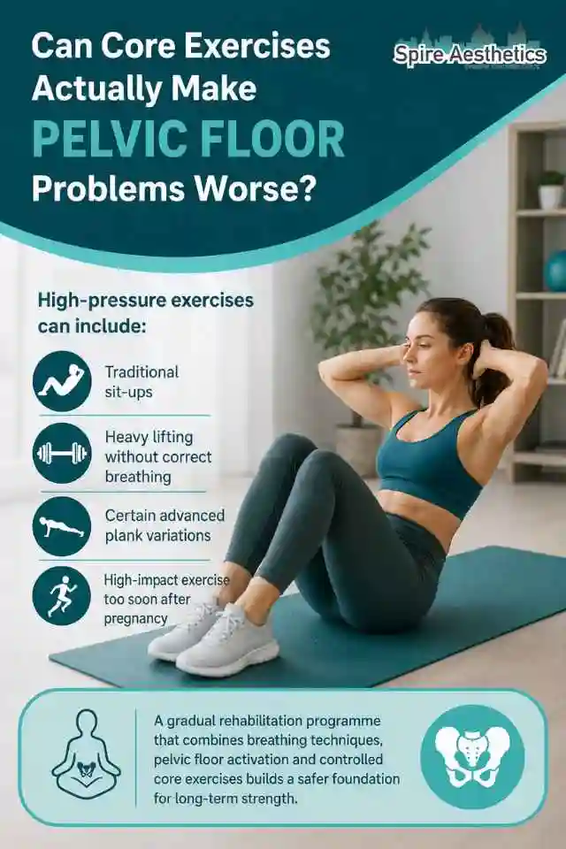 Can Strengthening Your Core Alone Actually Make Pelvic Floor Problems Worse Virginia Water?